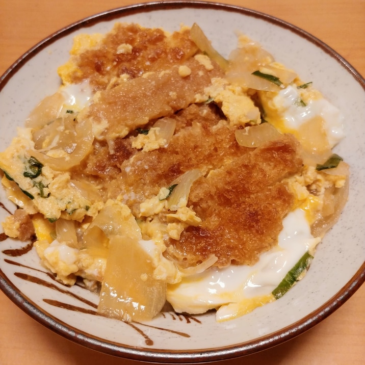 めんつゆで☆簡単カツ丼